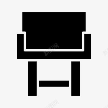 座椅椅子家具休息图标