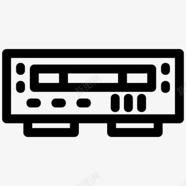 老电影播放机器机器电影院电影图标