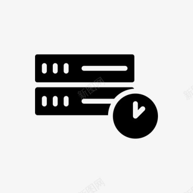 服务器时间数据库开发图标