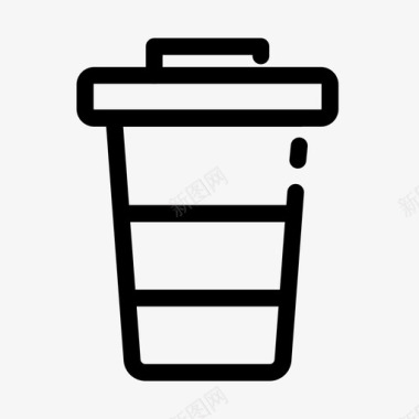 垃圾删除图标垃圾场食物纸张图标