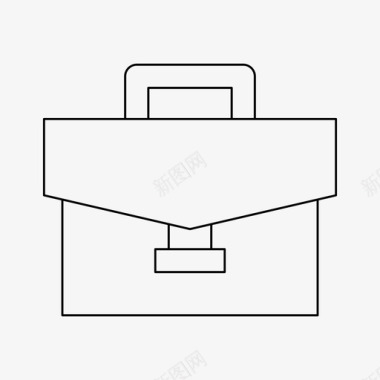 拎着提包公文包包商务图标