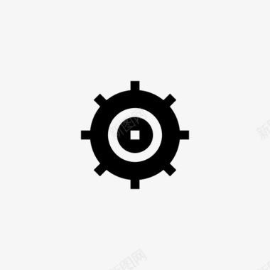 齿轮标志设置齿轮配置图标