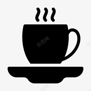 杯子茶咖啡杯子图标