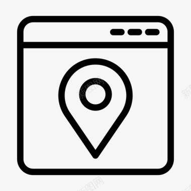 用户搜索本地搜索引擎优化本地搜索引擎优化营销地图别针图标