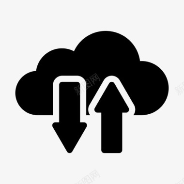 服务器计算云下载图标