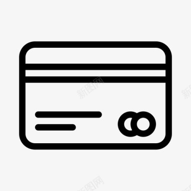 支付卡atm卡信用卡图标