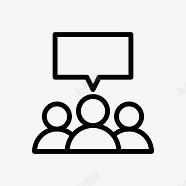 泡泡矢量讨论泡泡聊天图标