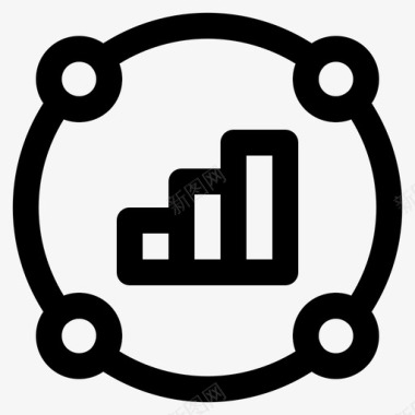 数字化设计营销图分析活动数字化图标