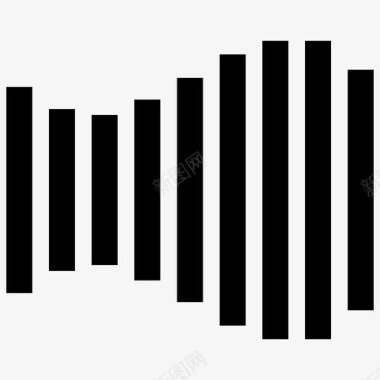 波形旋涡波形波纹声音图标