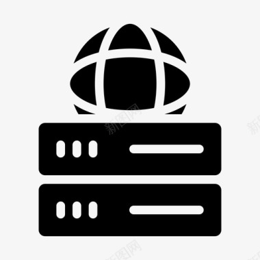 服务器存储数据库全局图标