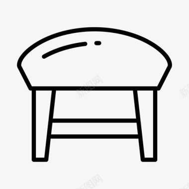 座椅凳子椅子装饰图标