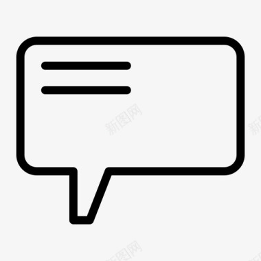 泡泡矢量聊天泡泡谈话图标