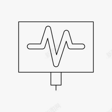 电路脉冲电路板图表图标