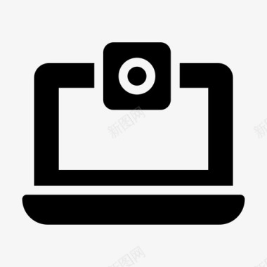电脑摄像头笔记本电脑摄像头设备小工具图标