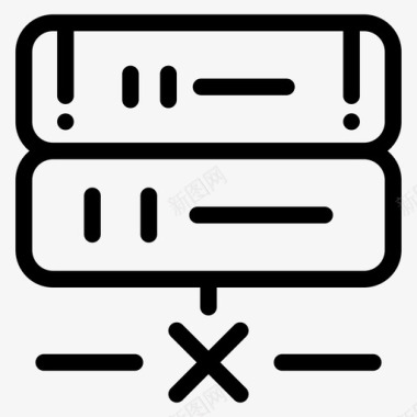 服务器服务器连接数据中心图标