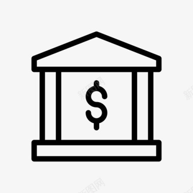 火焰美元图标银行美元金融图标