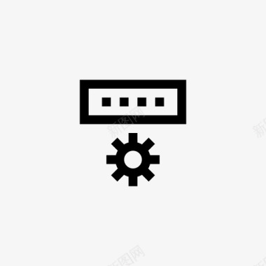 齿轮标志设置齿轮配置图标
