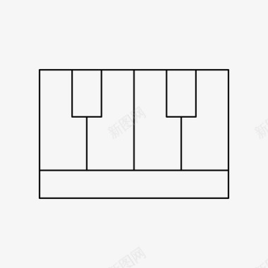 键盘回车键钢琴乐器键盘图标