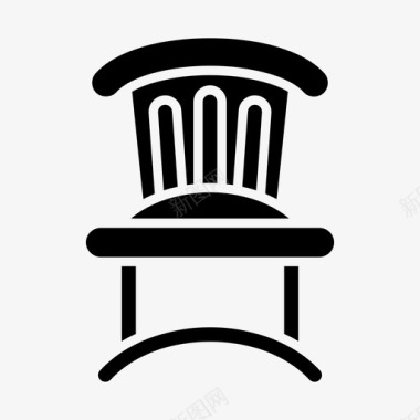 座椅椅子家具休息室图标