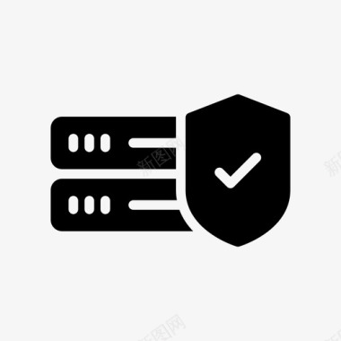 服务器服务器保护数据库gdpr图标