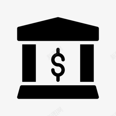火焰美元图标银行商业美元图标