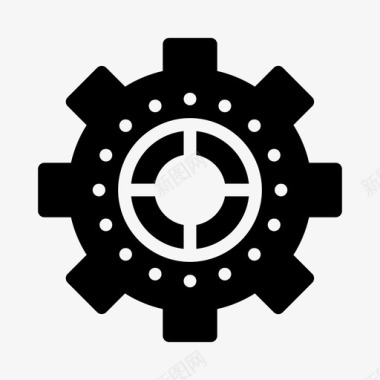 齿轮标志设置齿轮配置图标