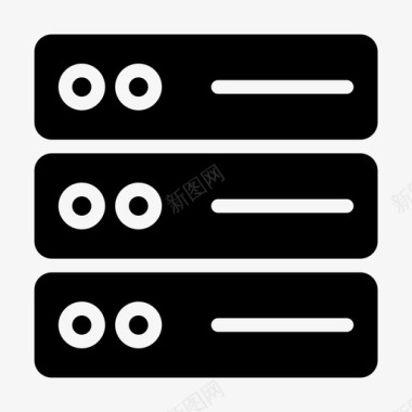 服务器数据库数据中心主机图标