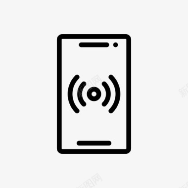 无线网信号移动连接电话图标