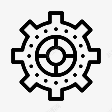 齿轮标志齿轮配置首选项图标