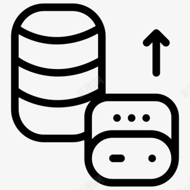 服务器服务器连接数据中心图标