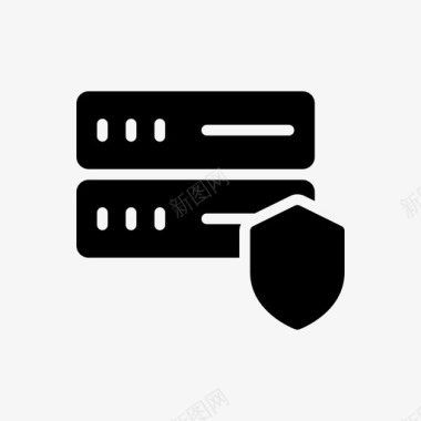 服务器安全数据库保护图标