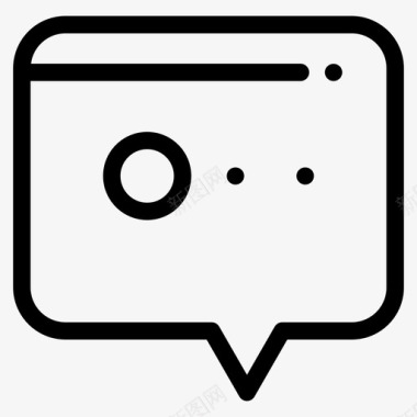 泡泡矢量聊天泡泡聊天在线聊天图标