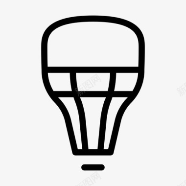 电源led灯泡灯图标