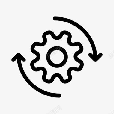齿轮标志设置齿轮配置图标