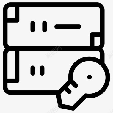 服务器服务器连接数据中心图标