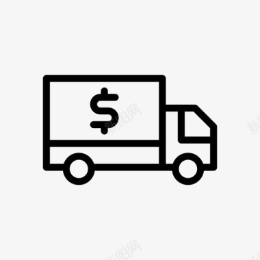 美元小图标交货美元财务图标
