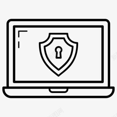 推荐标的系统安全网络安全笔记本电脑保护图标