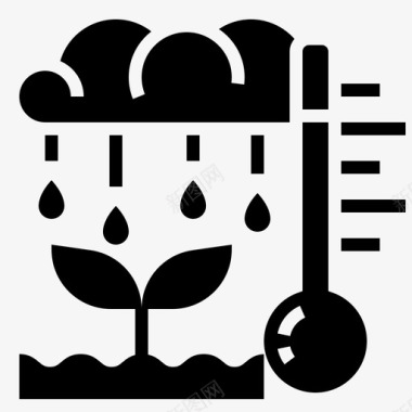 气候图标气候雨季季节图标