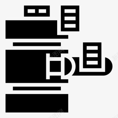 服务器数据备份主机安全图标