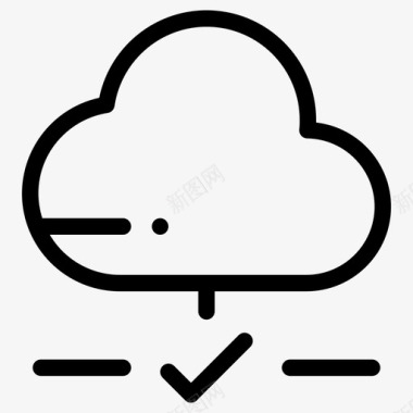 服务器云计算数据库图标