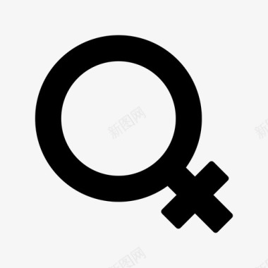 女性符号女性性别医学图标