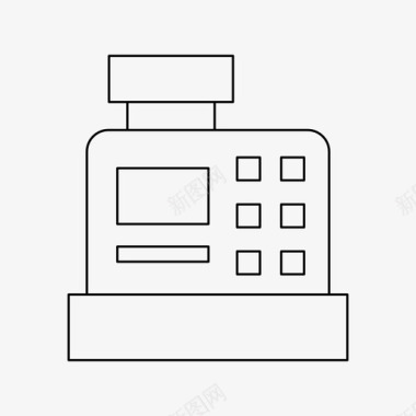 收银员图片收银员购买收银机图标
