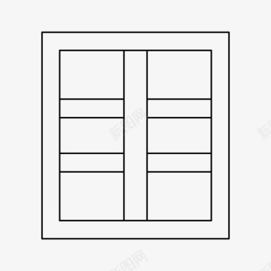 火焰背景装饰窗装饰家具图标