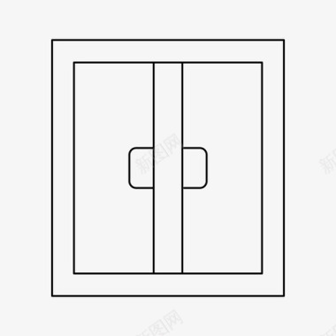 火焰背景装饰窗平开窗装饰图标