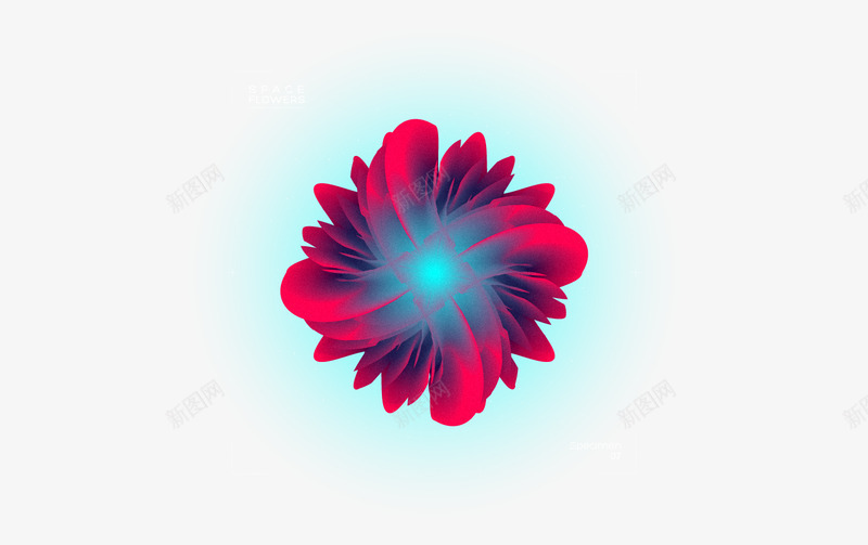 Space Flowers  Enjoy视觉酷png免抠素材_88icon https://88icon.com 视觉