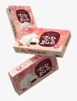             WOORIMIL sweet redbean monaka Package design ANDOS包装设计素材