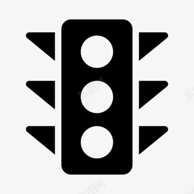 道路交通信号灯信号灯道路图标