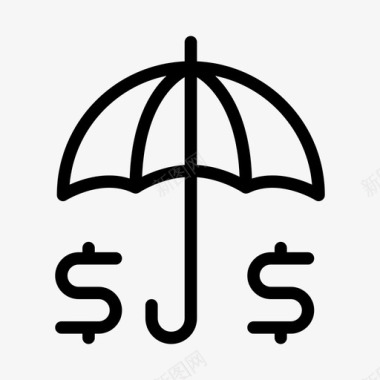 美元小图标保险美元货币图标
