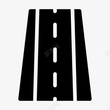 道路施工标志道路公路街道图标