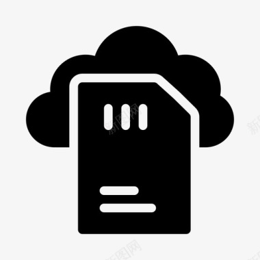 服务器文件云数据库图标